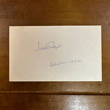 John Gielgud Autographed Signed Index Card 3