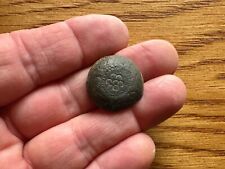 16th/17th Century Late Tudor / Jacobean Bronze Decorated Button picture