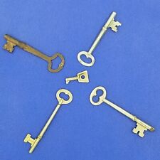 Vintage Keys Lot Of 5 Skeleton Mixed picture