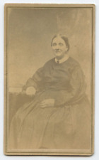 CDV Civil War Era Photo C.1860s Portrait of a Woman by A D Starks Manchester, NH picture
