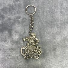 Vintage Las Vegas Keychain The Orleans Hotel Casino Pewter RARE picture