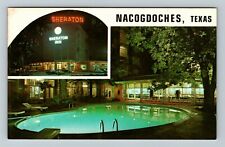Nacogdoches TX-Texas, Sheraton Crest Inn Antique Vintage Souvenir Postcard picture