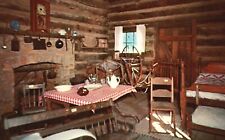 Lincoln's New Salem, IL, Henry Onsot Home Interior, Vintage Postcard b6502 picture