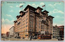 Columbus, Ohio OH - The Building of Chittenden Hotel - Vintage Postcard picture
