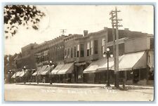c1910's Main Street Stores Scene Amboy Dixon Illinois IL RPPC Photo Postcard picture