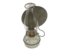 Vtg Hand Held Oil Lamp Lantern Wall Mount W/ Reflector Reid's Perfect HTF picture