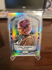 Vice Admiral Holdo 2023 Topps Finest Refractor Parallel #93 picture