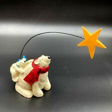 Stampin' Up Studio Polar Bears Figurine Sculpture (2002) Baby Cub North Star picture