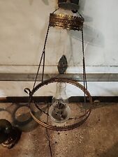 oil lamps antique hanging picture