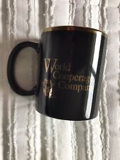Vintage Gold Blue Advertising Coffee Mug Cup picture
