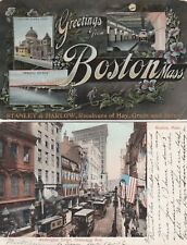 Boston Advertising, Washington Street, Boston, Mass.. c1910, u1906 Postcard picture