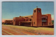 Santa Fe NM-New Mexico, Christo Rey Church, Antique Vintage Souvenir Postcard picture