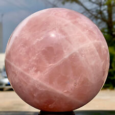 3.77LB Natural Crystal Pink Rose Chakra Quartz Sphere healing ball Specimen picture