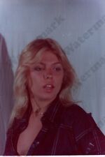 1970s casual portrait of pretty blonde woman vintage 35mm Negative  Ag17 picture