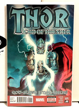THOR GOD OF THUNDER #25 1ST APP JANE FOSTER THOR  2014  AARON  RIBIC  BISLEY picture