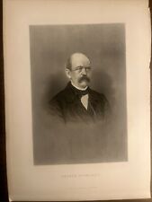Otto von Bismarck Prince of Bismarck - Selmar Hass. C1898. Book Print picture