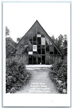 Bottineau North Dakota ND Postcard Jones Hall Pilgrim Park c1950's RPPC Photo picture