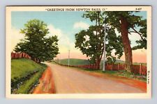 Newton Falls OH-Ohio, General Greetings Land Area, Antique, Vintage Postcard picture