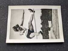 1932 Bulgaria Sport-Photo Card # 17 Miss Haase - Track & Field (EX) picture