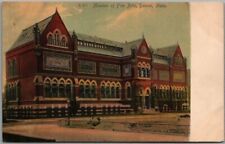 1900s BOSTON Massachusetts Postcard MUSEUM OF FINE ARTS Building / Street View picture
