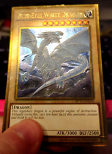 Yu-Gi-Oh Ultimate Rare Style Blue-Eyes White Dragon Custom Etched picture