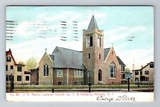 Millville NY-New York, JN Martin, Lutheran Church, Vintage c1907 Postcard picture