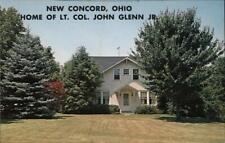 New Concord,OH Home of Lt. Col. John Glenn Jr. Muskingum County Ohio Postcard picture