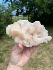 671kg Peach Stilbite with small green inclusion, Apophyllite Cluster Crystal picture