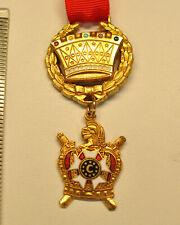 DeMolay - PRECEPTOR Officer Jewel  - CROWN - ribbon picture