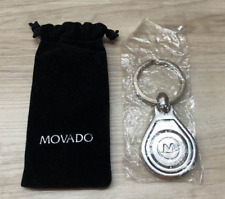 Vintage MOVADO Watch Key Fob / Keychain with Movado Pouch picture