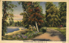 1939 Greetings From Twin Mountain,NH Coos County New Hampshire Linen Postcard picture