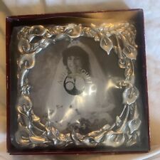 Vintage Arthur Court Calla Lily Square Photo Picture Frame for 5 in. Photo picture