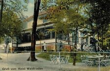 Obersleben,Germany,Gruss vom Hotel Waldfrieden,Saxony-Anhalt,Used,1912 picture