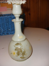 Vintage Victorian Clambroth Hand Blown Glass Perfume Decanter picture