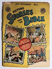 PICTURE STORIES FROM THE BIBLE #1 EC COMICS GOLDEN AGE LOW GRADE PRE CODE picture