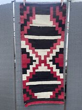 Vintage / Antique Early to Mid 20th Century Navajo Rug, Ganado 25 x 59 in. picture