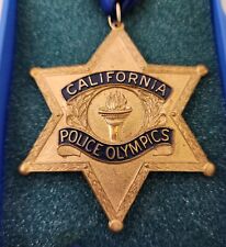 Vintage California Police Olympics San Jose 1967 6 Point Star Award picture