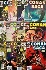 Lot of 12 1989 Marvel Conan Saga #25-54. (magazine size) in VF/VF+ condition. picture