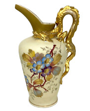 Antique Dragon Ewer Vase Victoria Carlsbad Austria Late 1800's Scarce picture
