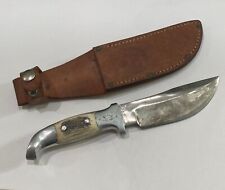 1960s Old VINTAGE Stag Handle Bonner Montana Hunting Fishing Camping Knife Ruana picture
