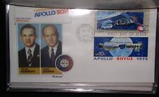 The Epic Flight of Apollo/Soyuz~1975~Set of 8 First Day Covers~NASA/Russian picture