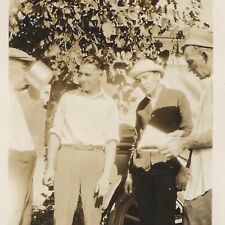 Vintage Snapshot Photo Group Of Four Men 1920s Photograph picture