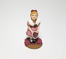 2002 Demdaco Expressions Of Love Girl With Heart I Love You Collectible Figurine picture