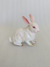 Vintage Lefton Albino Bunny Rabbit Figurine White Porcelain H880 picture