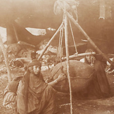 Sryia Stereoview c1903 Nomad Tribe Bedouin Nomadic Women Milk Beduin Bedu O100 picture