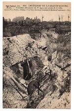 CPA 51 - REIMS (Marne) - 601. 1st line German trenches at the gates of the picture