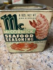 Vintage McCormick Seafood Seasoning Tin picture