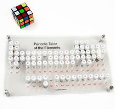 Custom Acrylic Periodic Table of Elements & 85 FILLED Labeled Bottles. US STOCK picture