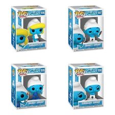 Funko POP The Smurfs Set of 4 - Smurfette, Handy, Vanity and Grouchy - NEW picture