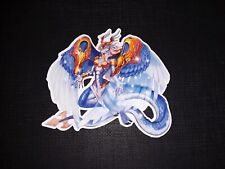 Yugioh Saffira, Queen of Dragons Glossy Sticker Anime Waterproof picture